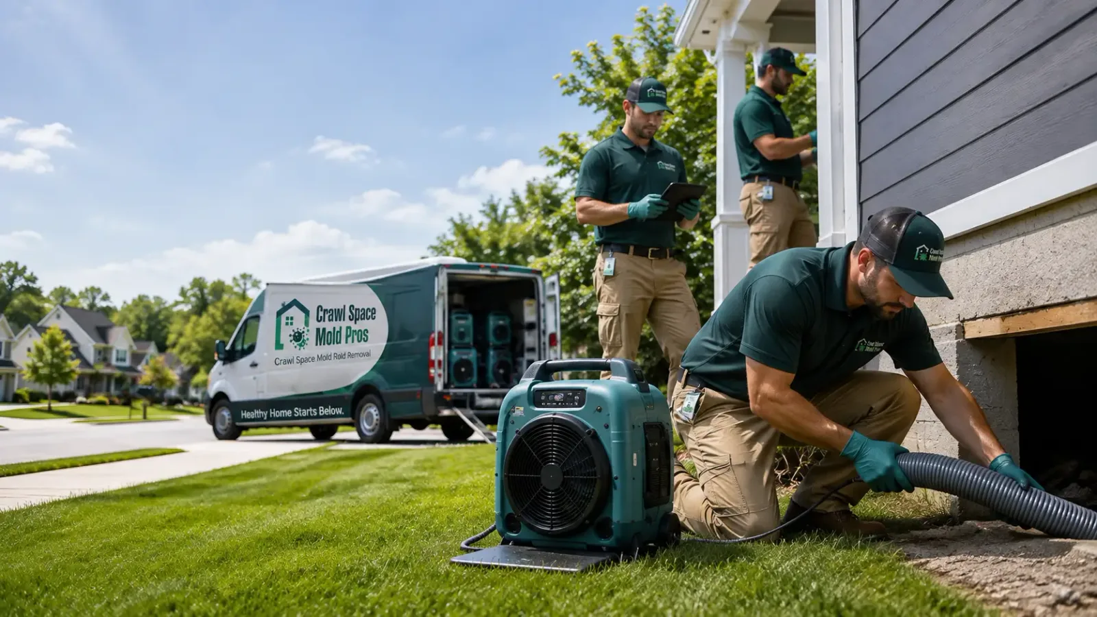 Crawl Space Mold Removal in Alvada, OH